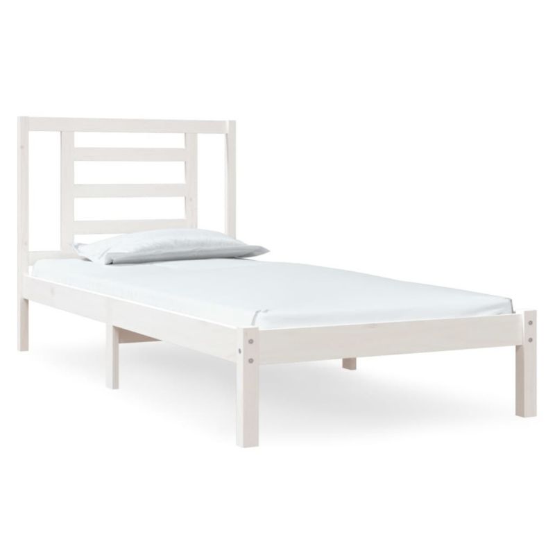 Łóżko drewniane WaszeMeble 90x200 cm biała WM-3104334 1 szt.