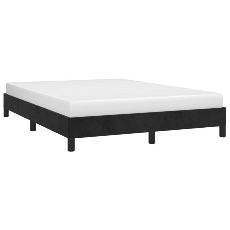 Łóżko tapicerowane WaszeMeble 140x190 cm czarna WM-346972 1 szt.