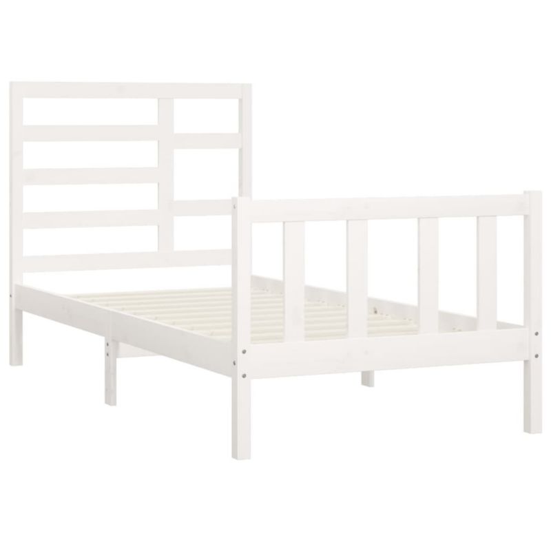 Łóżko drewniane WaszeMeble 90x200 cm biała WM-3107599 1 szt.