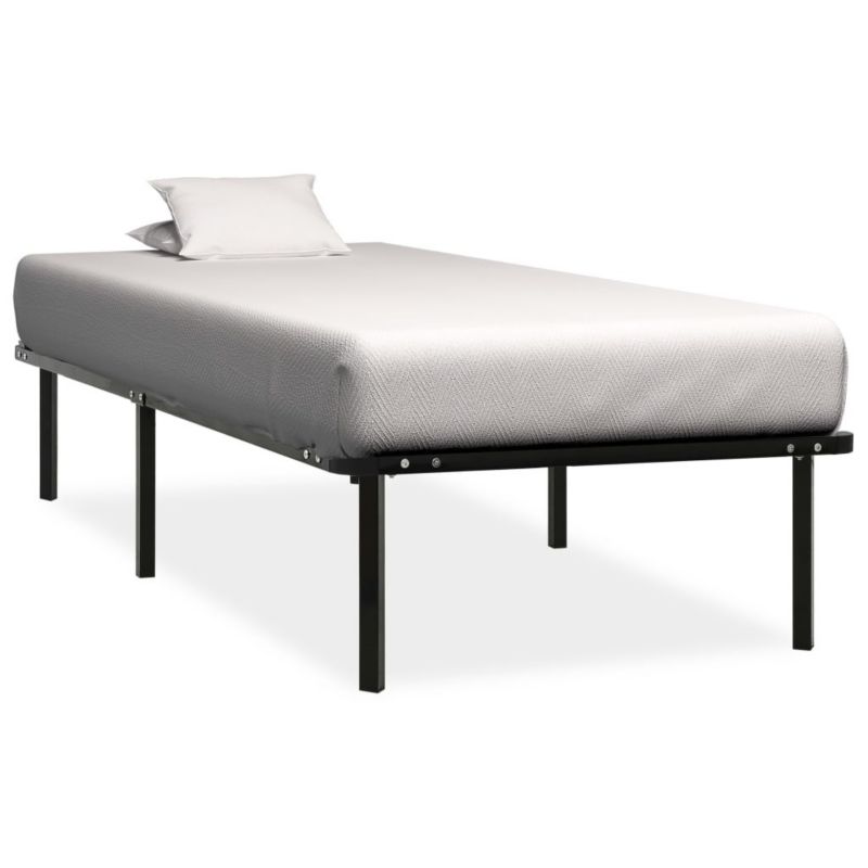 Łóżko metalowe WaszeMeble 90x200 cm czarna WM-284678 1 szt.