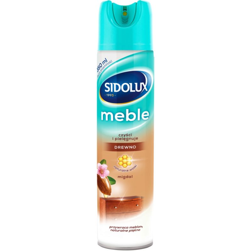 Środek do mebli w aerozolu Sidolux M migdał 0,35 l