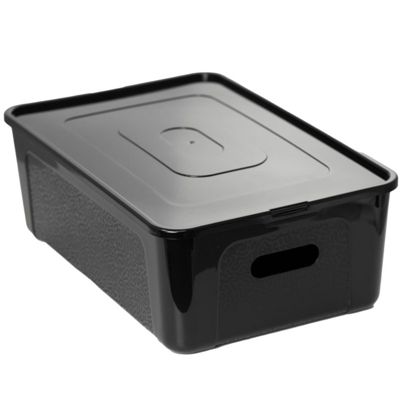 Pojemnik EDANTI Pudło Plastikowe Czarne 14L 1 szt.