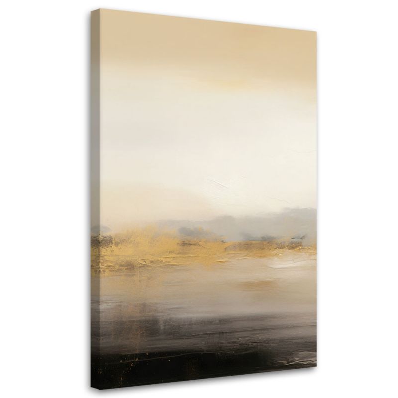 Obraz na płótnie Feeby Abstrakcja Tekstura Loft Beżowy 60x90cm 1szt