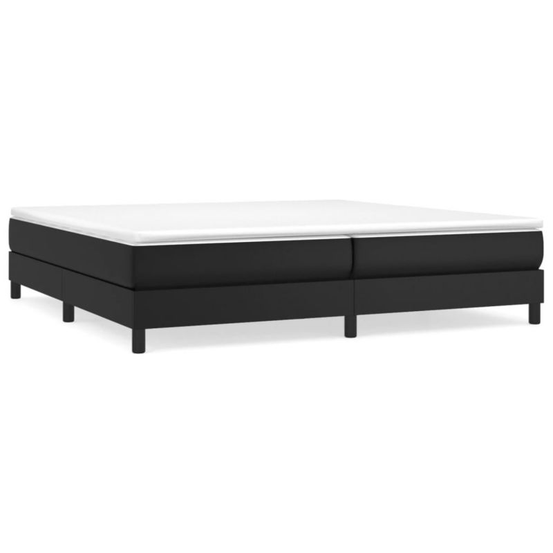 Łóżko kontynentalne WaszeMeble 200x200 cm czarne WM-3144279 1 szt.