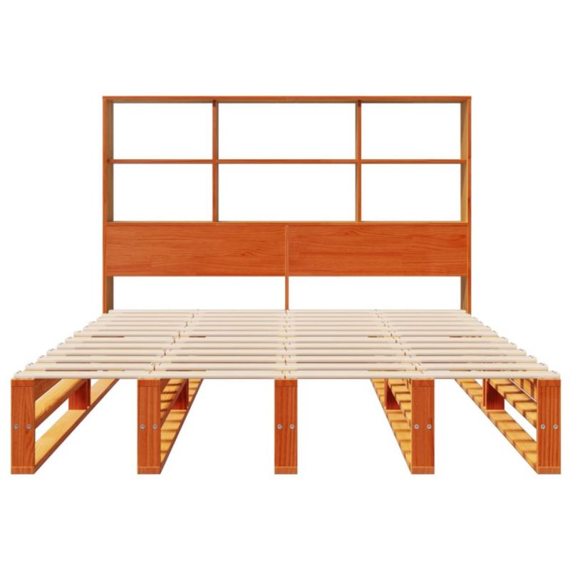 Łóżko drewniane WaszeMeble 120x190 cm brąz WM-3323943 1 szt.