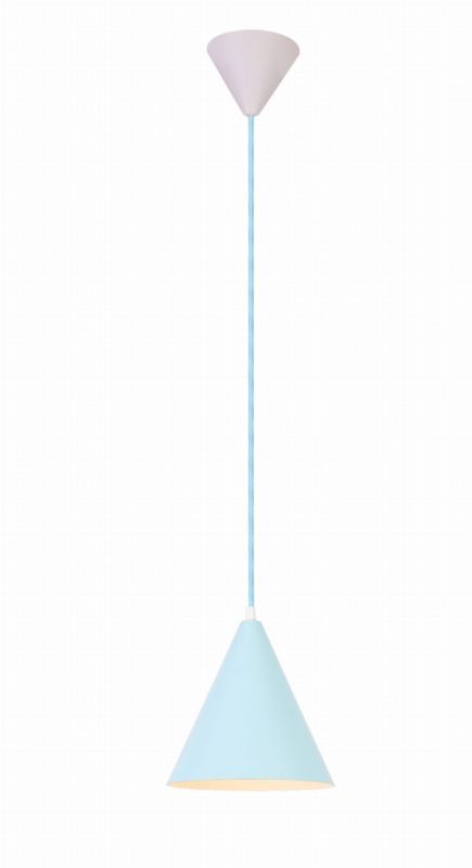 Lampa sufitowa wisząca Candellux Voss niebieska wym: 110 x 20 x 20 cm 1xE27 x 40W 1 szt.