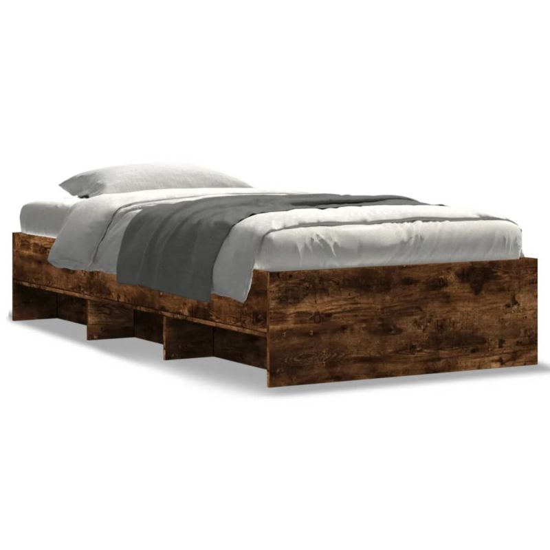Łóżko drewniane WaszeMeble 90x190 cm brązoweWM-3295706 1 szt.