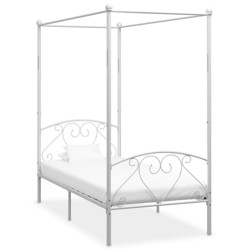 Łóżko metalowe WaszeMeble 120x200 cm biała WM-284428 1 szt.