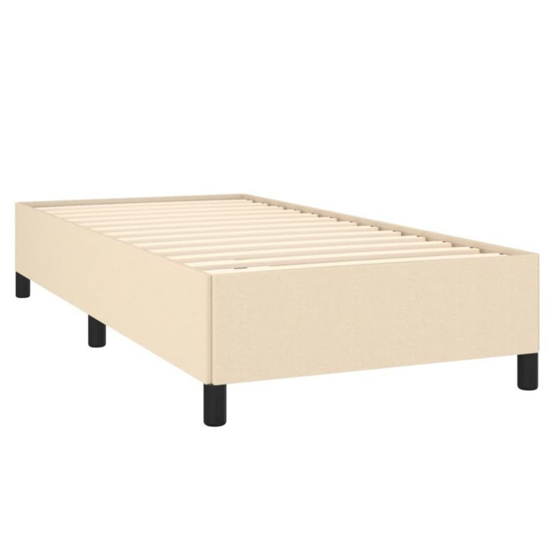 Łóżko kontynentalne WaszeMeble 90x200 cm kremowe WM-3127778 1 szt.