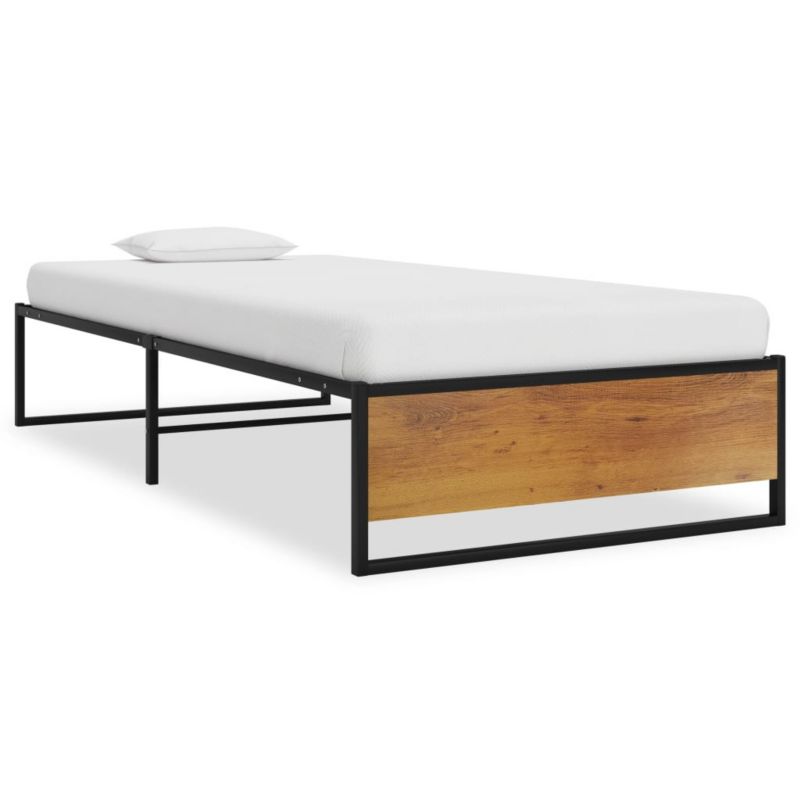 Łóżko metalowe WaszeMeble 90x200 cm czarna WM-324813 1 szt.
