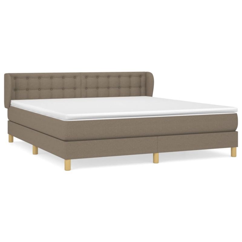 Łóżko z materacem WaszeMeble 180x200 cm taupe WM-3127145 1 szt.