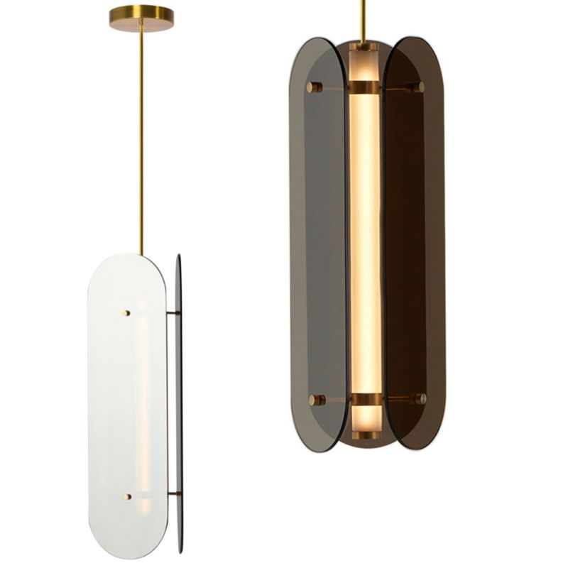Lampa Sufitowa Wisząca Toolight App1676-Cp Long Czarny 1 Szt