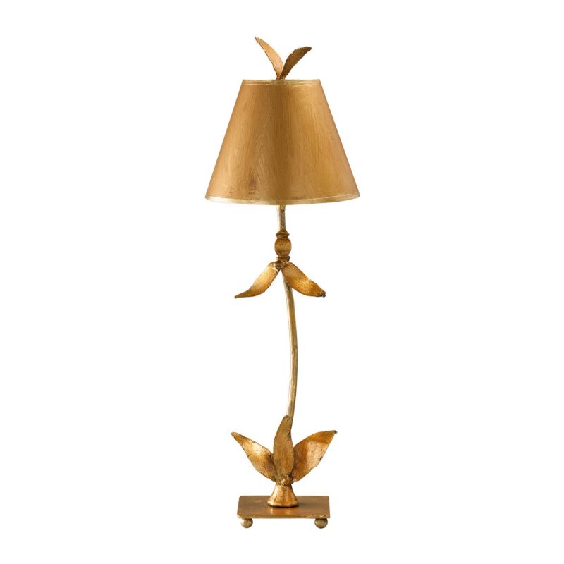 Lampa stołowa Flambeau Red Bell złota 1 x E27 x 60W IP20 wym: 76 x 20 x 20 cm pergamin - 1 szt.