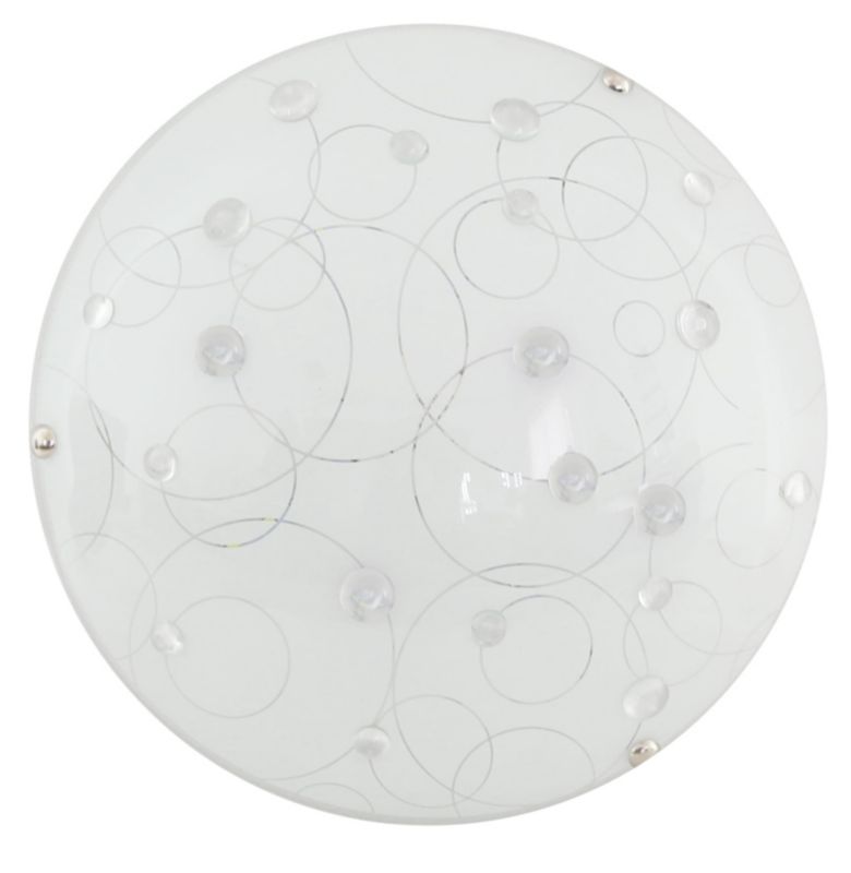 Plafon sufitowy Candellux Astro biały LED 10W 4000K 850lm IP20 wym: 9 x 30 x 30 cm szkło - 1 szt.