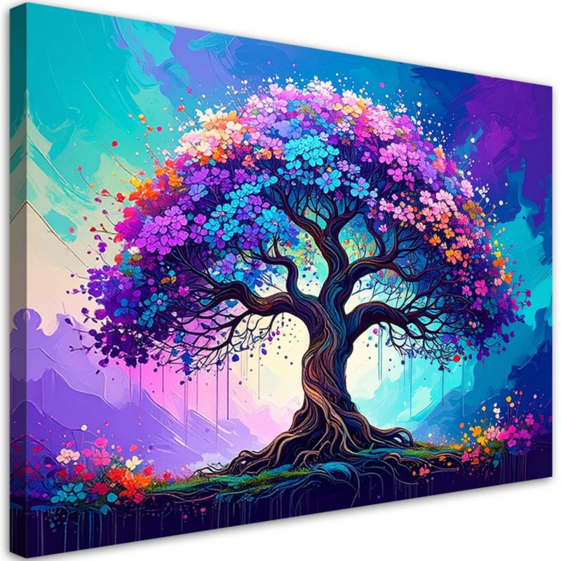Obraz nowoczesny do salonu sypialni Feeby Drzewo Życia Abstrakcja 60x40cm 1szt