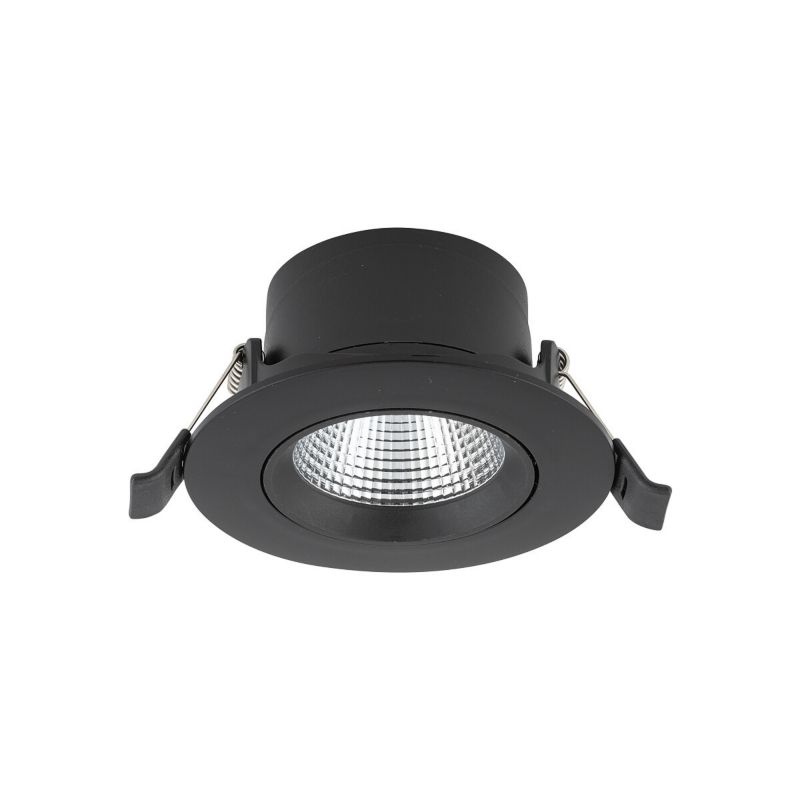 Oprawa sufitowa wpuszczana Nowodvorski Lighting Egina czarna LED 10W 3000K 650lm ruchoma IP20 wym: 11 x 11 cm okrągła - 1 szt.