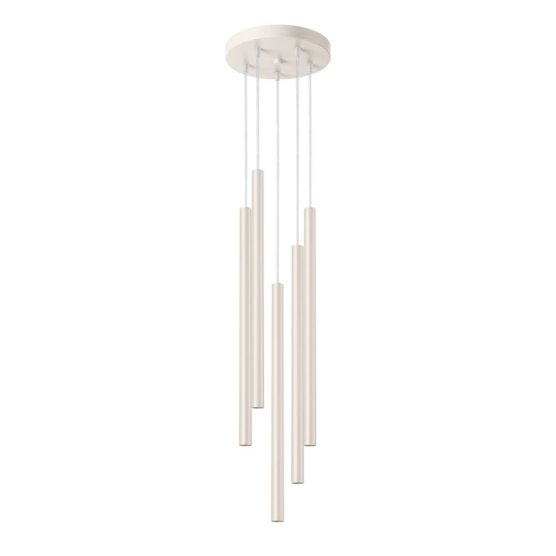 Lampa wisząca Sollux Lighting Pastelo 5044 beżowa nowoczesna 5xG9 x 1 szt.