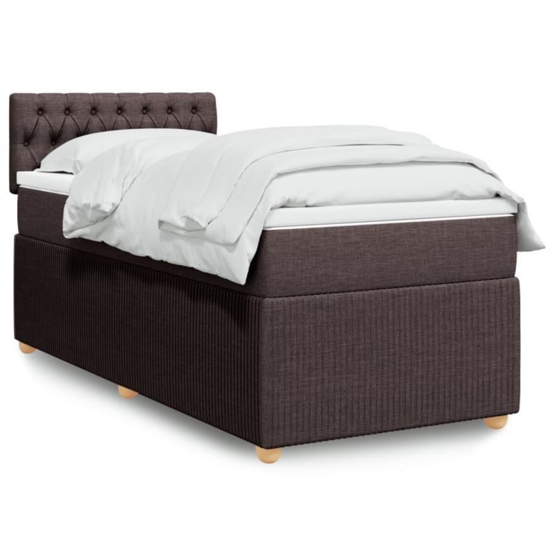 Łóżko kontynentalne WaszeMeble 80x200 cm brązowe WM-3289593 1 szt.