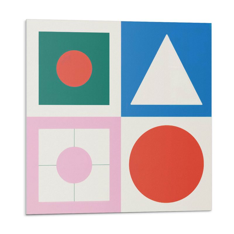 Kafelki samoprzylepne Wallfluent 50x50 cm Geometria w odcieniach 4 szt.