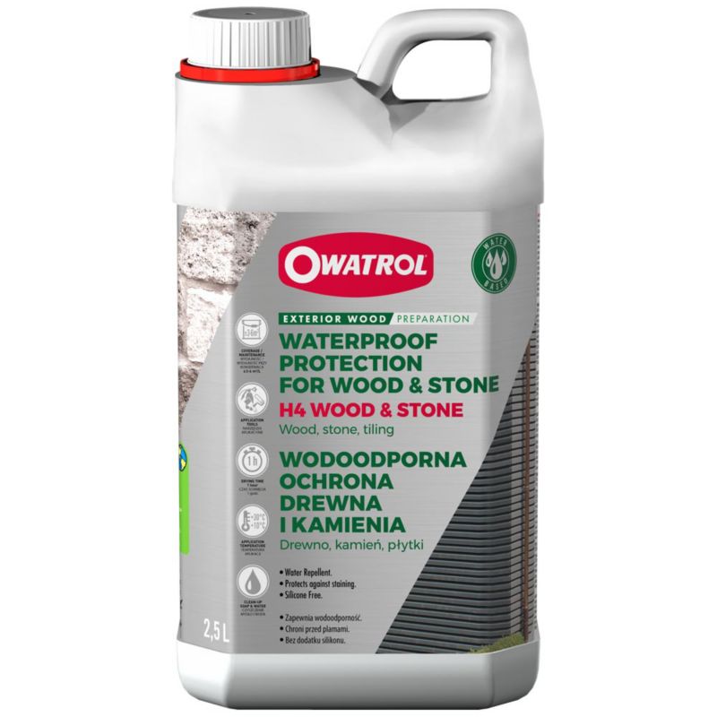 Hydrofobowy odpychający wodę środek do drewna Owatrol H4 Wood 2.5L