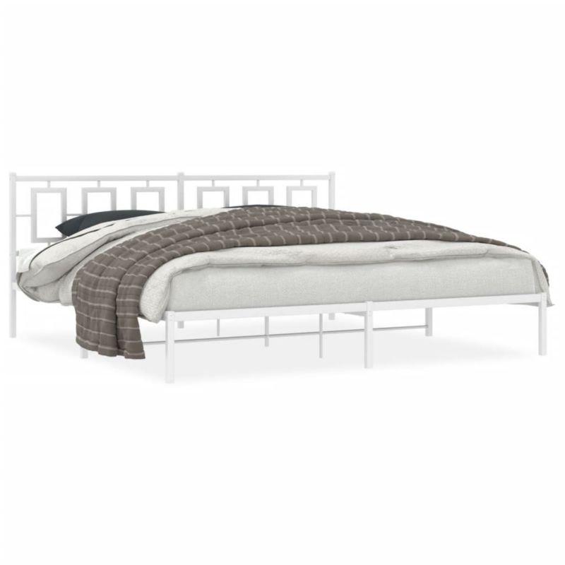 Łóżko metalowe WaszeMeble 193x203 cm biała WM-374296 1 szt.
