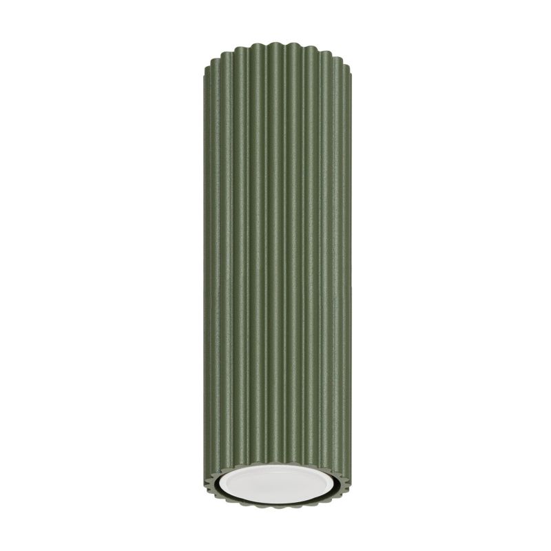 Spot oprawa sufitowa Sollux Lighting Karbon zielony oliwkowy 1 x GU10 x IP20 wym: 20 x 6,5 x 6,5 cm - 1 szt.
