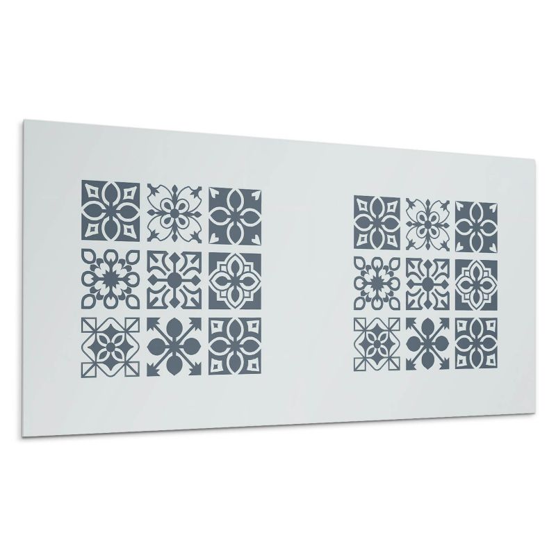 Panel samoprzylepny Wallfluent 100x50 cm Abstrakcyjne motywy w formie kwadratów 1 szt.