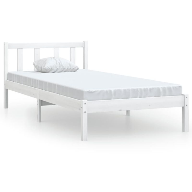 Łóżko drewniane WaszeMeble 100x200 cm biała WM-810073 1 szt.