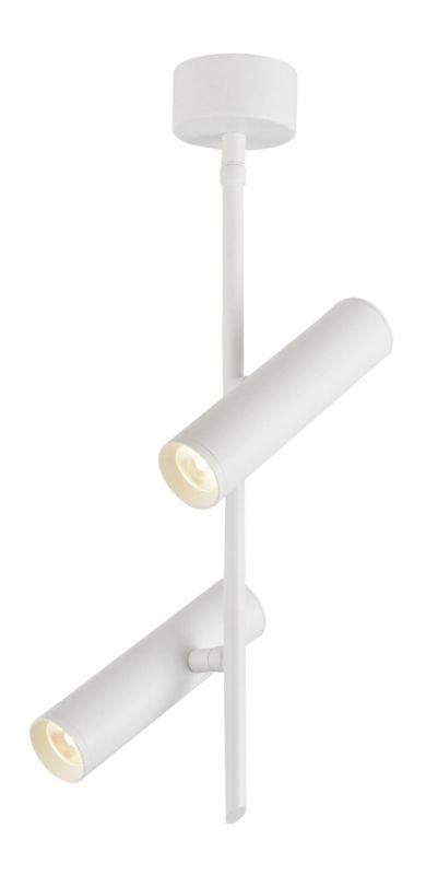 Lampa sufitowa wisząca Candellux Tuba 6274 biała tuba wbudowany LED 10W 1 szt.