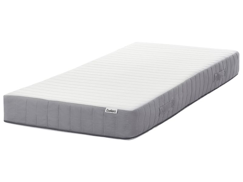 Materac kieszeniowy zdejmowalny pokrowiec 90 x 200 cm średnio twardy Fluffy 1 szt.