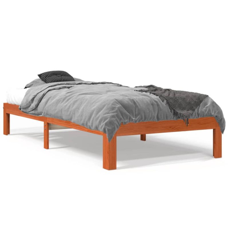 Łóżko drewniane WaszeMeble 90x190 cm brąz WM-844164 1 szt.