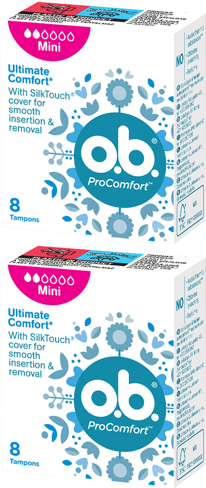 2x Tampony O.B ProComfort Trio
