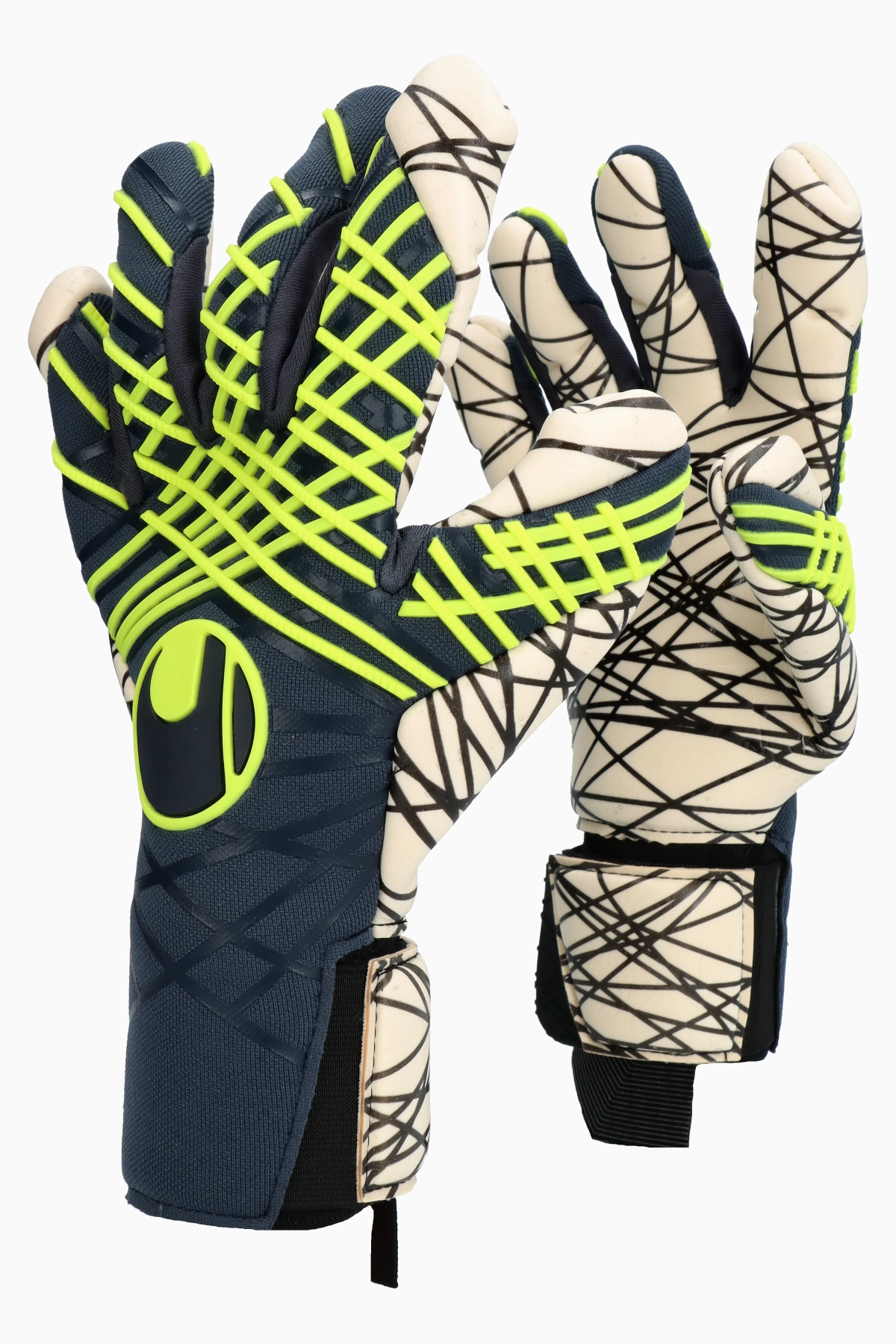 Rękawice Uhlsport Prediction Ultragrip SC - Granatowy