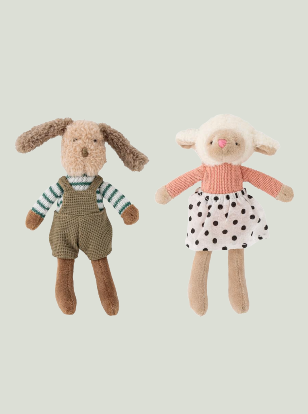 Lalka Sol & Teo, brązowa, bawełniana Bloomingville MINI
