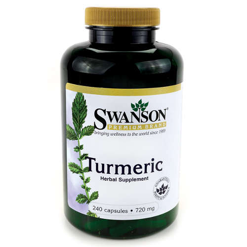 Swanson turmeric 720 mg, 240 kapsułek (data ważności: 30.11.2025)