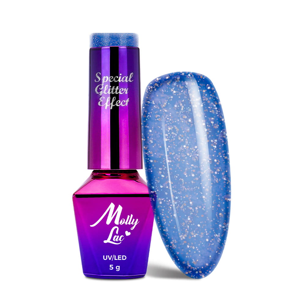Lakier hybrydowy LED/UV Gel Polish MollyLac Starrily Nr 289 Sky Temple 5 g
