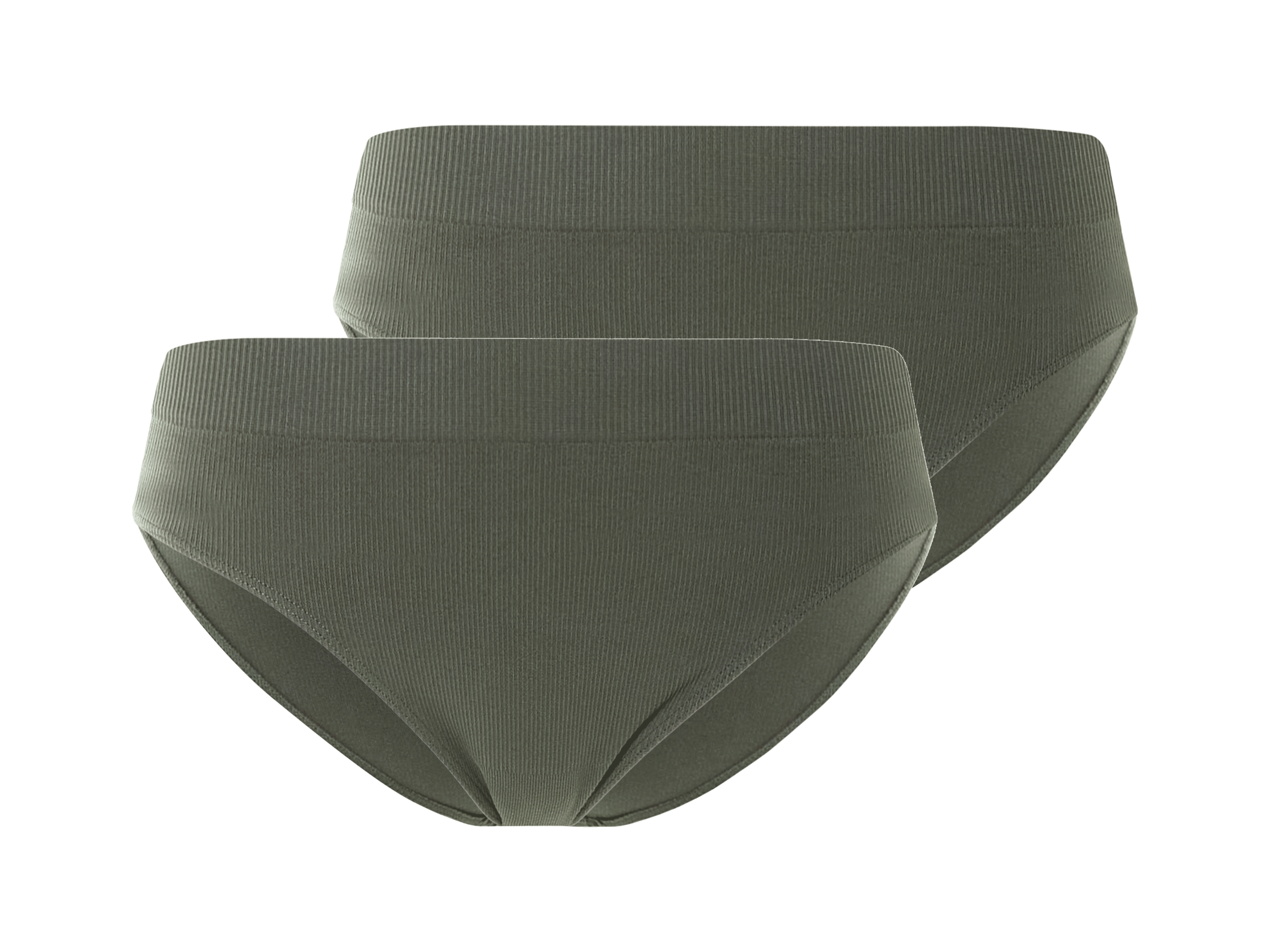 esmara Majtki figi damskie, 2 pary Khaki, M40/42