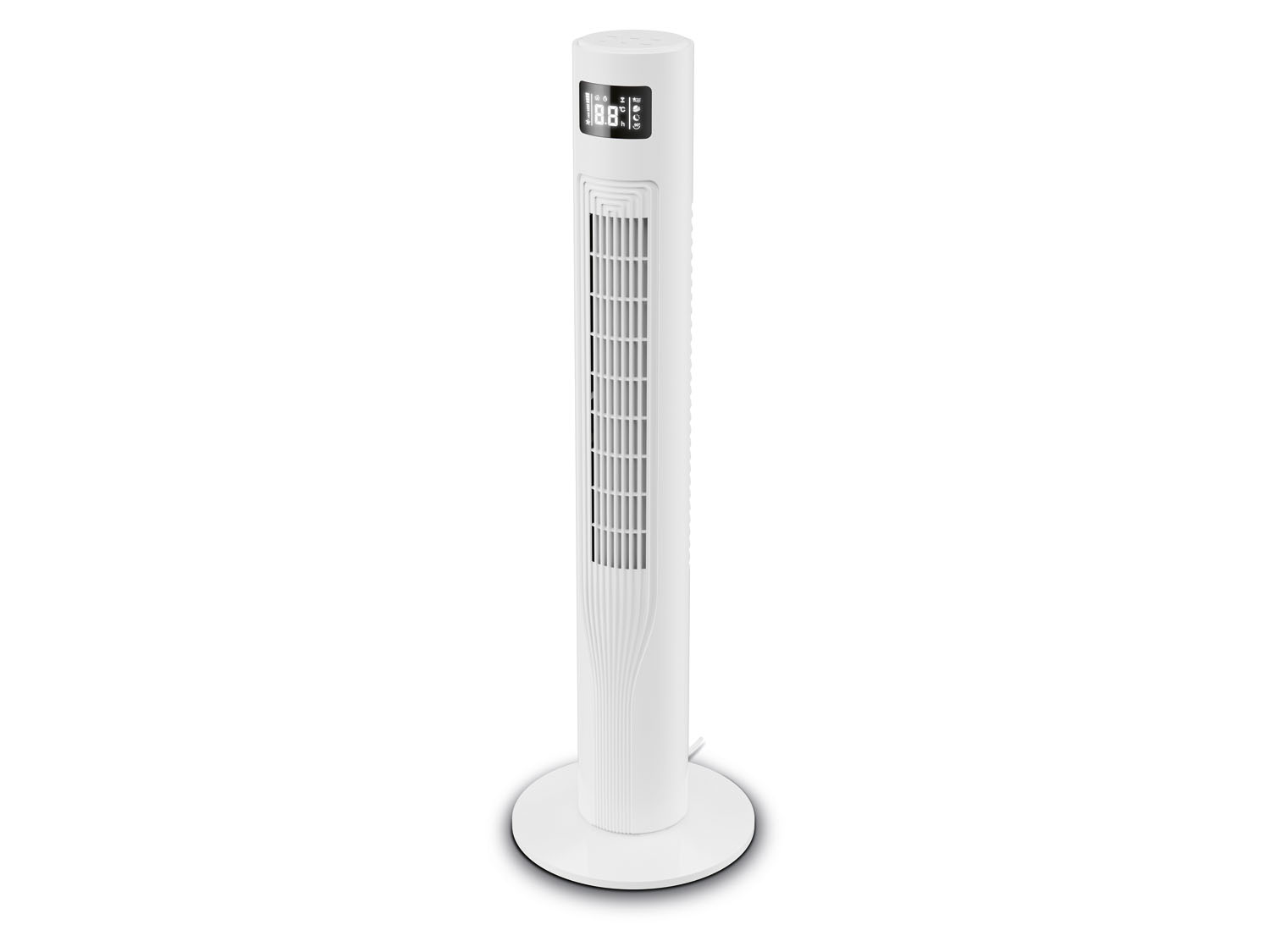 SILVERCREST Wentylator kolumnowy z aplikacją Smart Home STVS 50 A1, 50 W, Biały, 3 stopnie nawiewu, oscylacja 90°, pilot