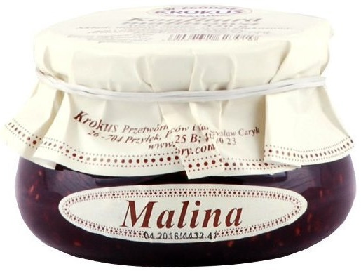 Konfitura z Malinami 320 g - Piekarnie Cukiernie Putka
