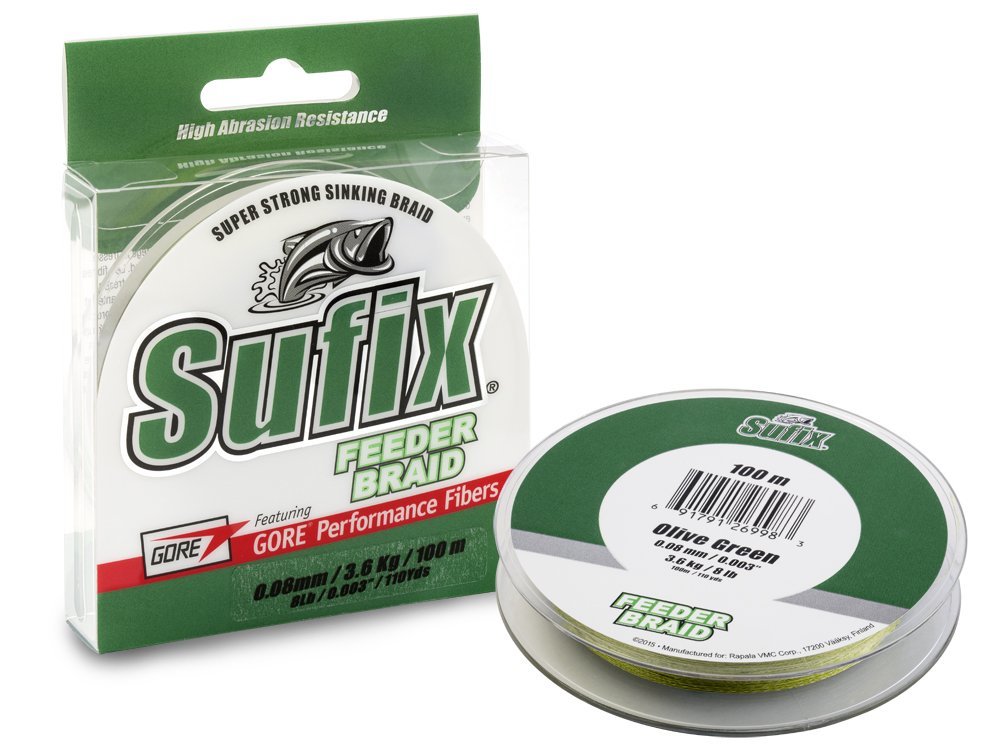 Sufix Plecionka Feeder Braid Green 0,08mm 150m