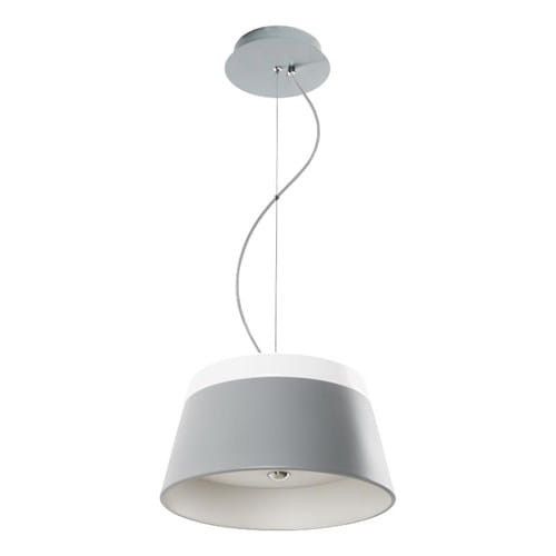 Lampa sufitowa wisząca Lampex Jokasta 1550 szara popielata wbudowany LED 30W 1 szt.