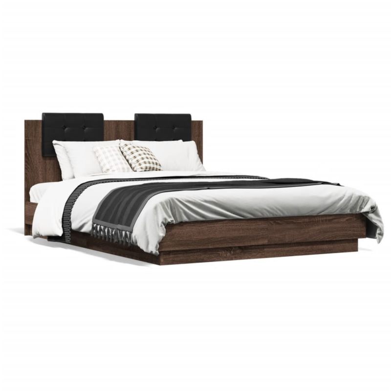 Łóżko Tapicerowane WaszeMeble 120x190 cm Brązowe WM-3209967 1 szt.