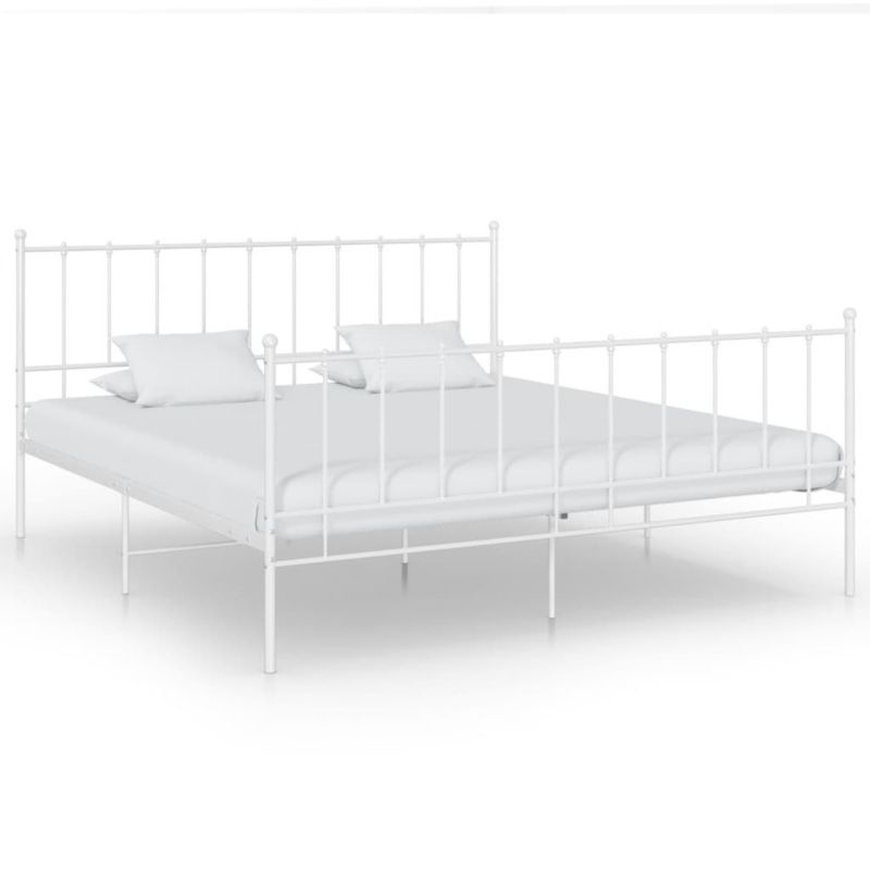 Łóżko metalowe WaszeMeble 140x200 cm biała WM-324956 1 szt.