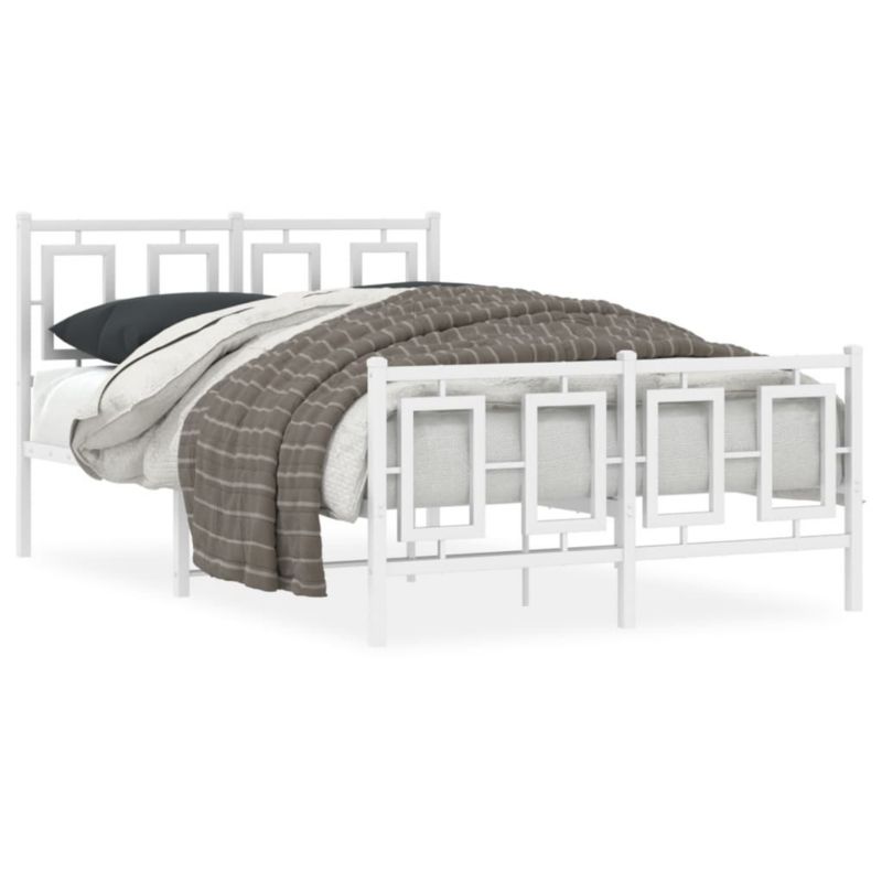 Łóżko metalowe WaszeMeble 120x200 cm biała WM-374306 1 szt.