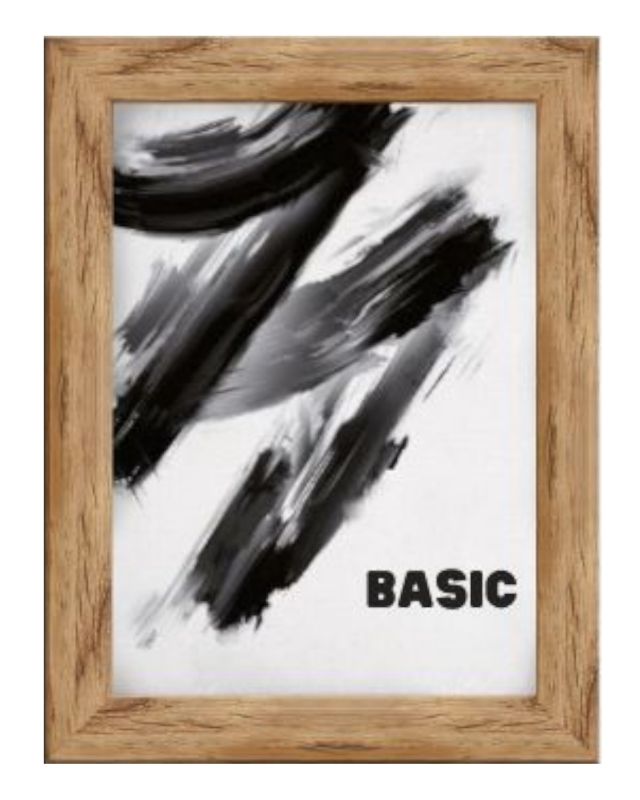 Ramka MDF BASIC na zdjęcie 21x29,7 cm naturalny 1 szt.