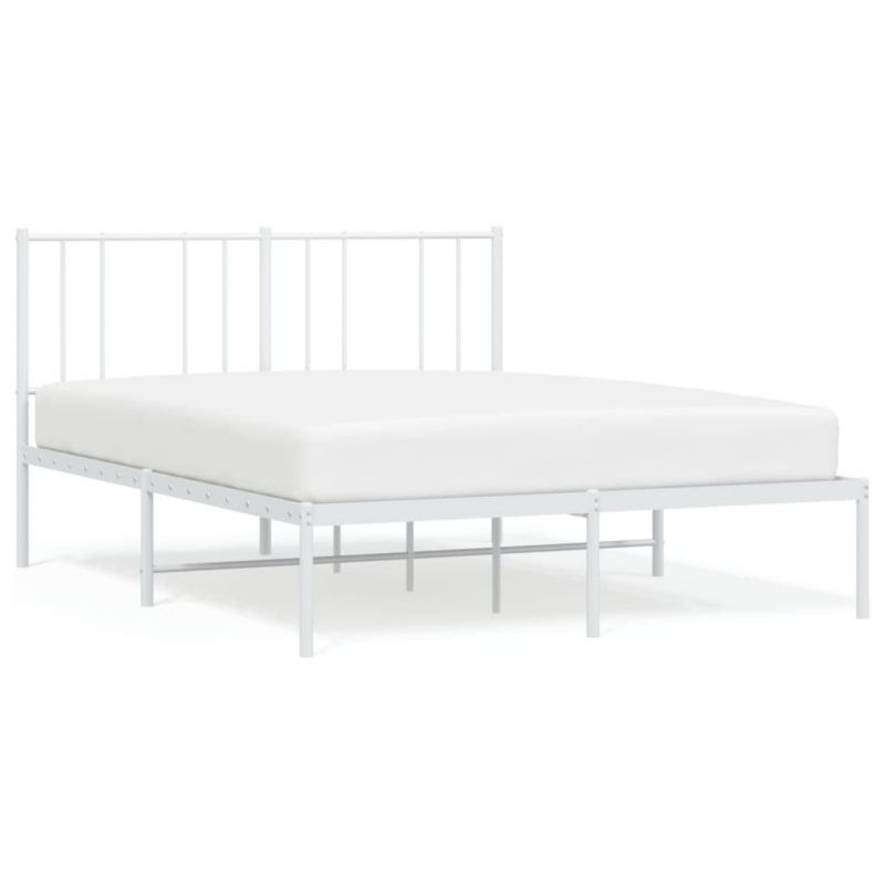 Łóżko metalowe WaszeMeble 135x190 cm biała WM-352528 1 szt.