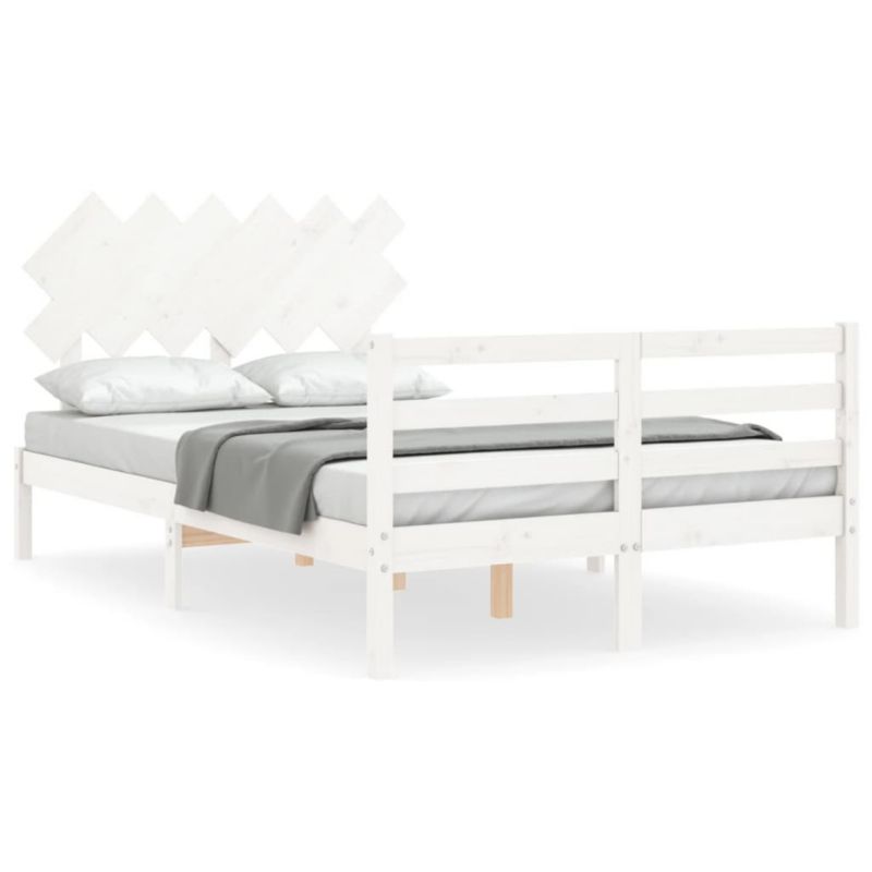 Łóżko drewniane WaszeMeble biała WM-3195262 1 szt.