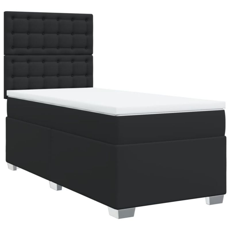Łóżko kontynentalne WaszeMeble 90x200 cm czarne WM-3290704 1 szt.