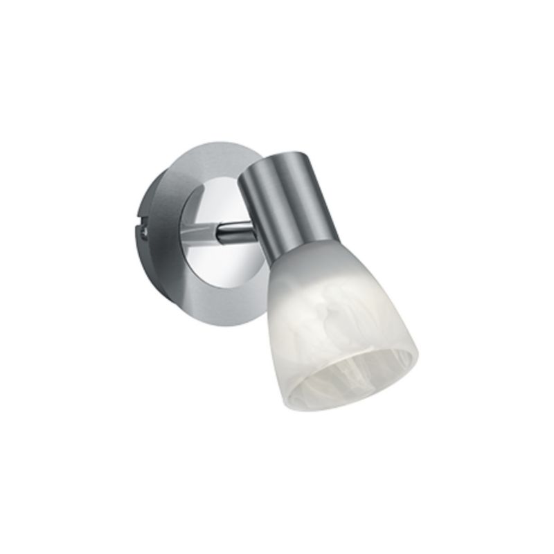 Lampa wisząca Trio Levisto srebrno-biała wym: 19 x 10 x 10 cm 1xE14 x 1 szt.