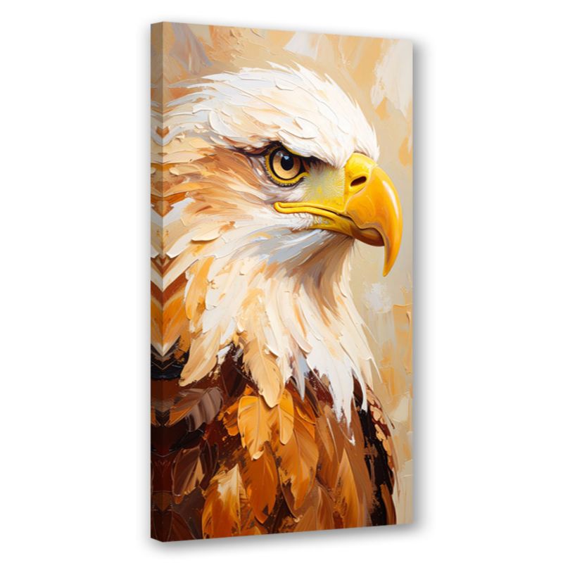 Obraz nowoczesny do salonu biura Feeby Orzeł Ptaki Zwierzę Malowany 60x120cm 1szt